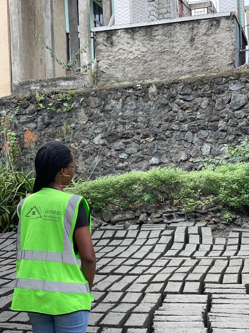 Pavés en plastique recyclé