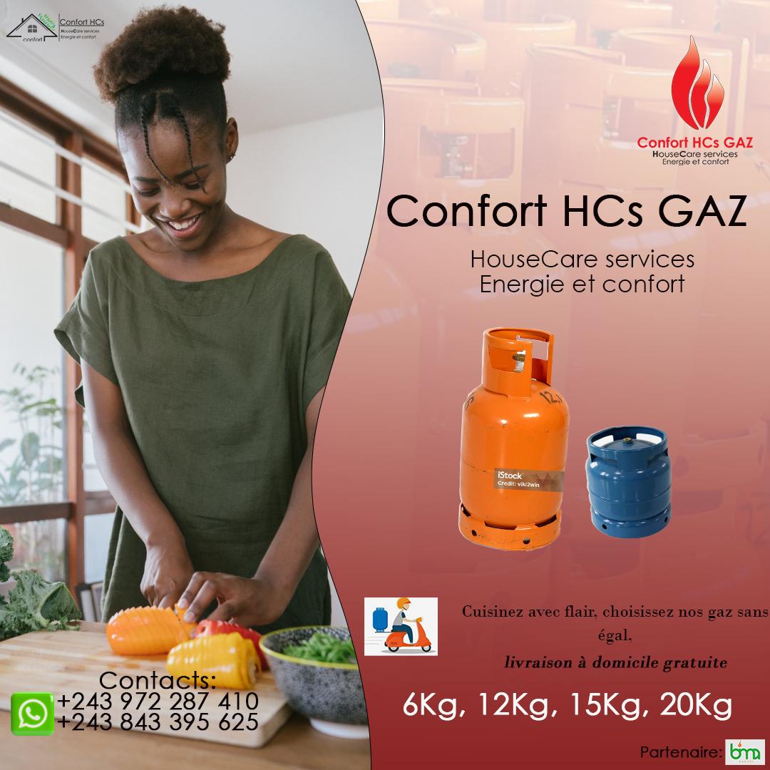 Livraison de gaz via WhatsApp